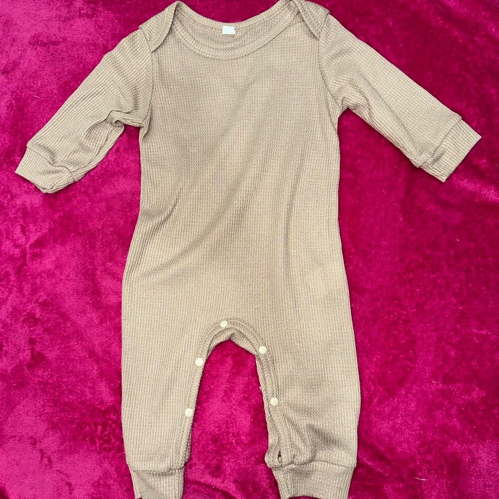 Cozy Kids One Piece in Tan